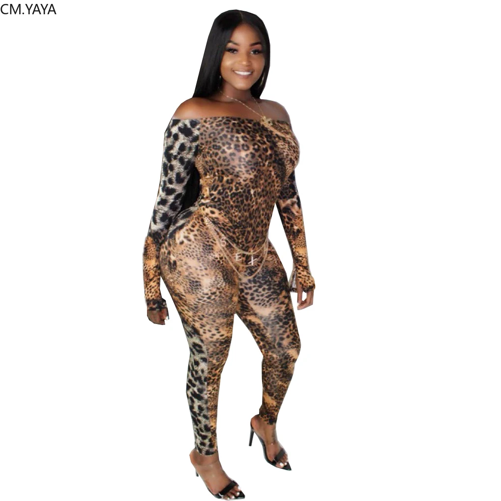 Осенне-зимние женские комбинезоны с вырезом лодочкой и длинным рукавом