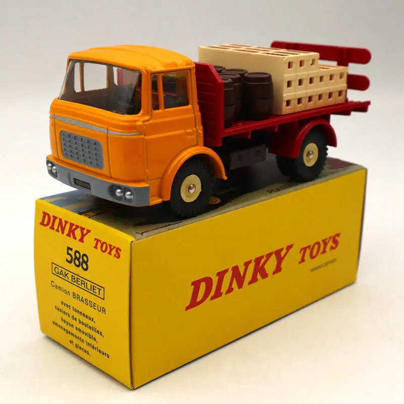 Коллекция моделей для литья под давлением Plateau Brasseur Berliet GAK Camion Yellow Dinky toys 588| |