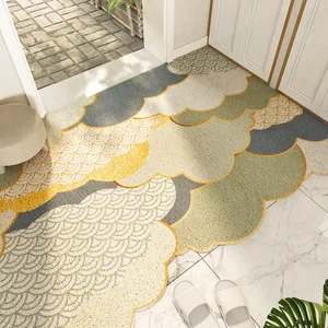 nordic clouds pvc welcome carpets doormats rugs for home bathroom living room entrance door floor mat stair hallway non slip free global shipping