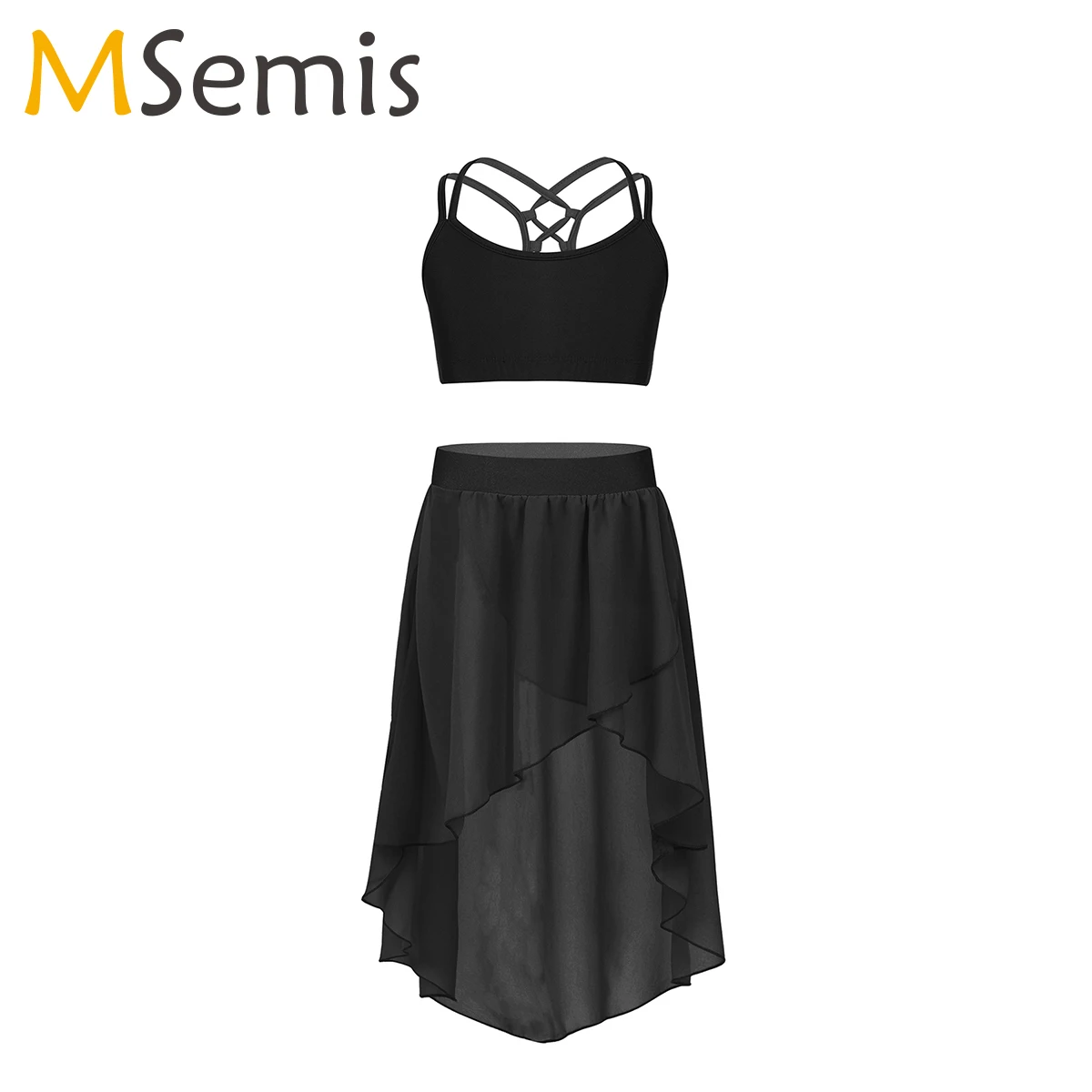 Детские костюмы из жилета и юбки живота для девочек шифоновая юбка детская