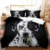 3d printing fitted bedding 200200 childrens bedroom quilt cover dalmatian theme pillow caseno sheet