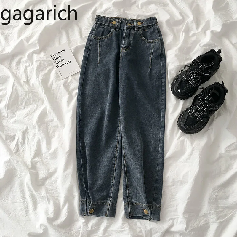 Женские джинсы с высокой талией Gagarich весенние прямые брюки до щиколотки