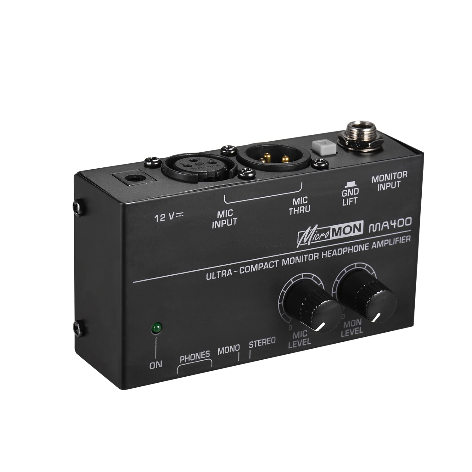 Сверхкомпактный усилитель для наушников с микрофоном XLR входное напряжение 6 35 мм
