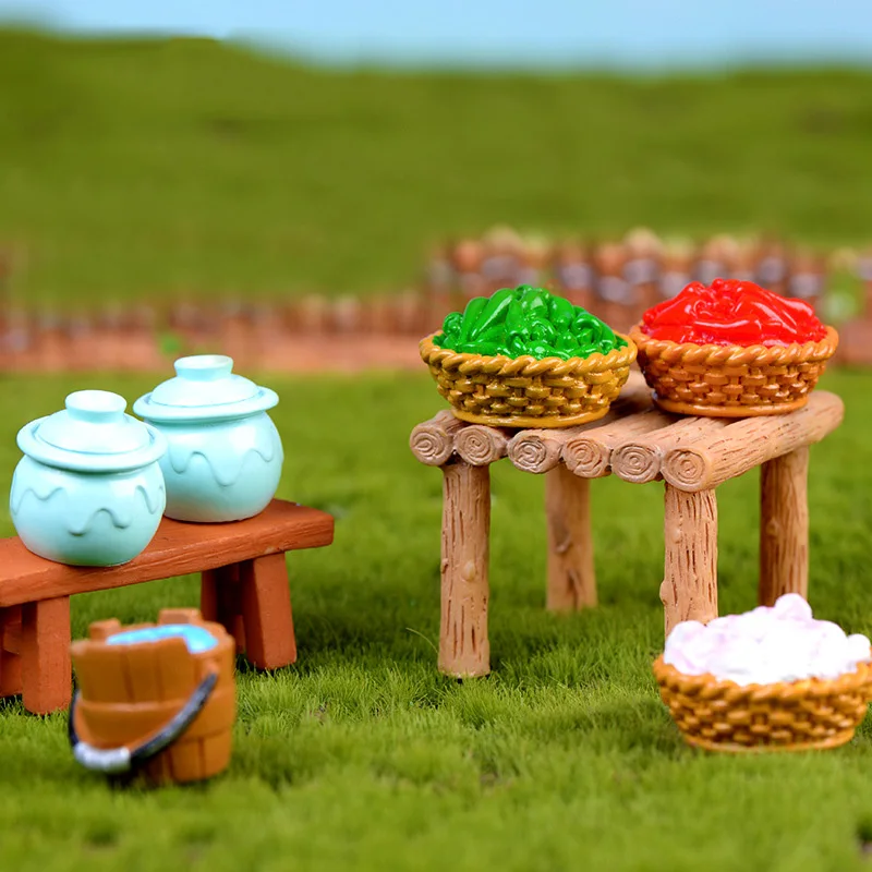 Экшн-фигурки из смолы в фермерском стиле сказочные садовые миниатюрные