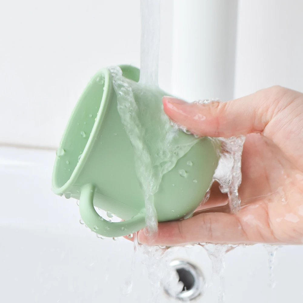 

Baby Feeding Learning Cups Food Grade Silicone Drinking Straw Cup BPA-Free Soft Sippy Cup For Toddlers & Kids Feeding Accessorie