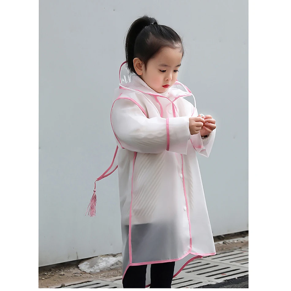 Лидер продаж детский плащ непромокаемое пончо с капюшоном прозрачные плащи для
