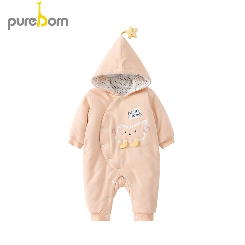 Одежда для новорожденных девочек зимняя Толстовка детские комбинезоны