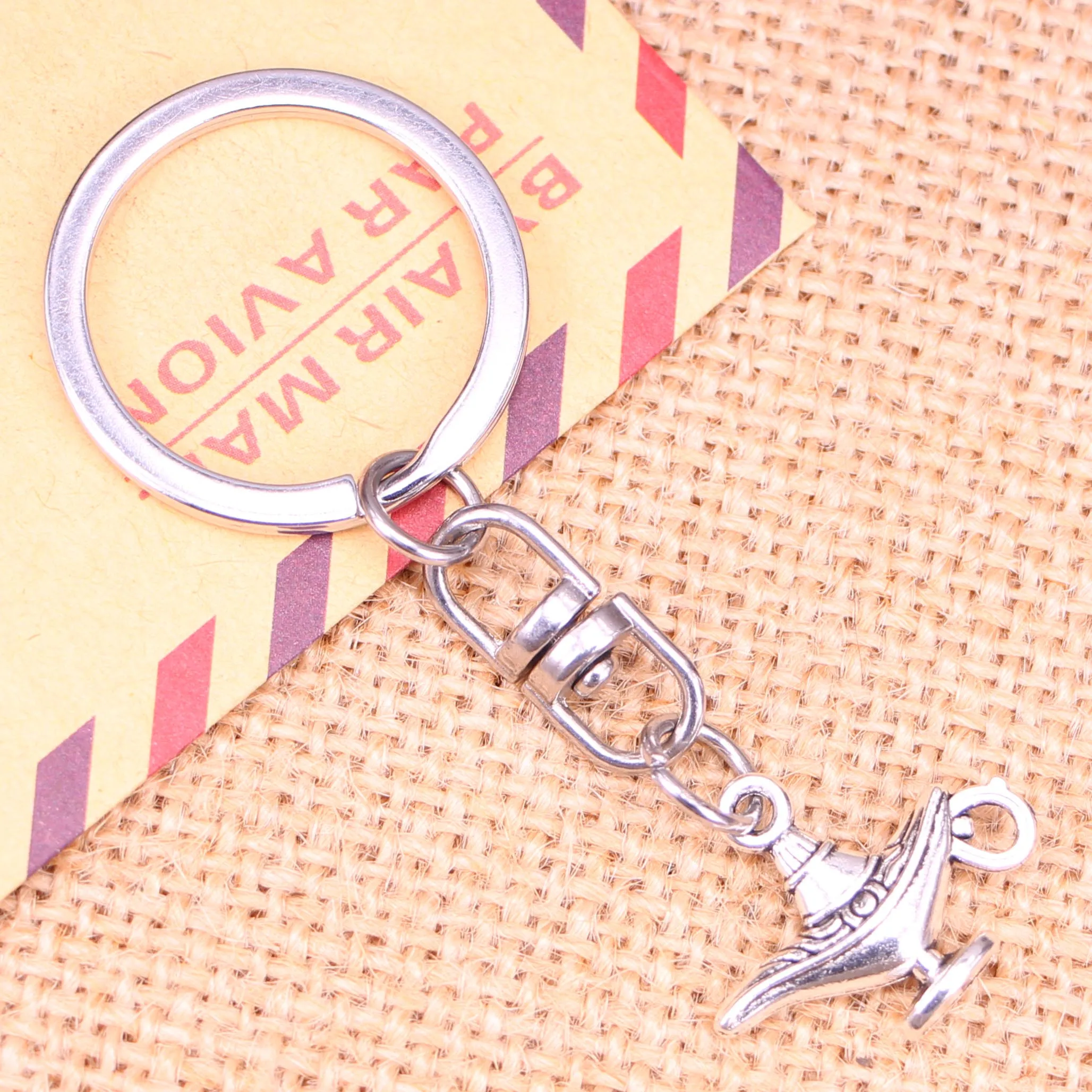 Новинка модный брелок для ключей 22x18 мм искусственные подвески мужские украшения