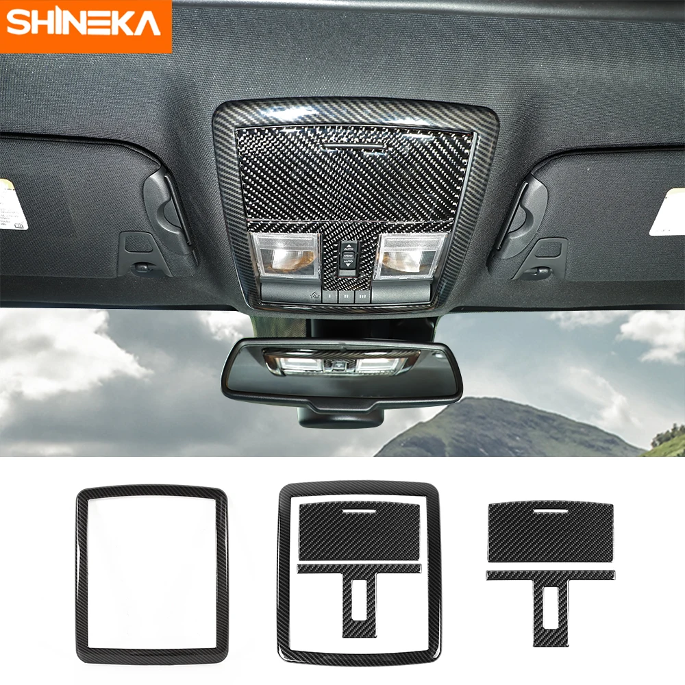 Молдинги для салона автомобиля Dodge Challenger из углеродного волокна передняя лампа