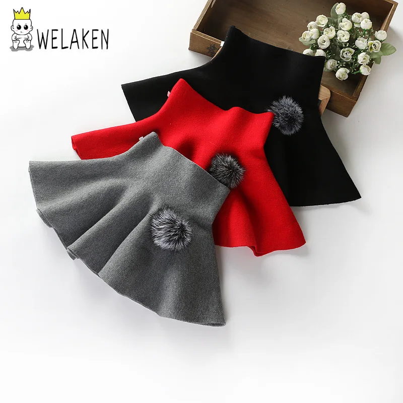 Welaken/юбки для девочек Новинка 2019 г. одежда детей юбка с высокой талией малышей