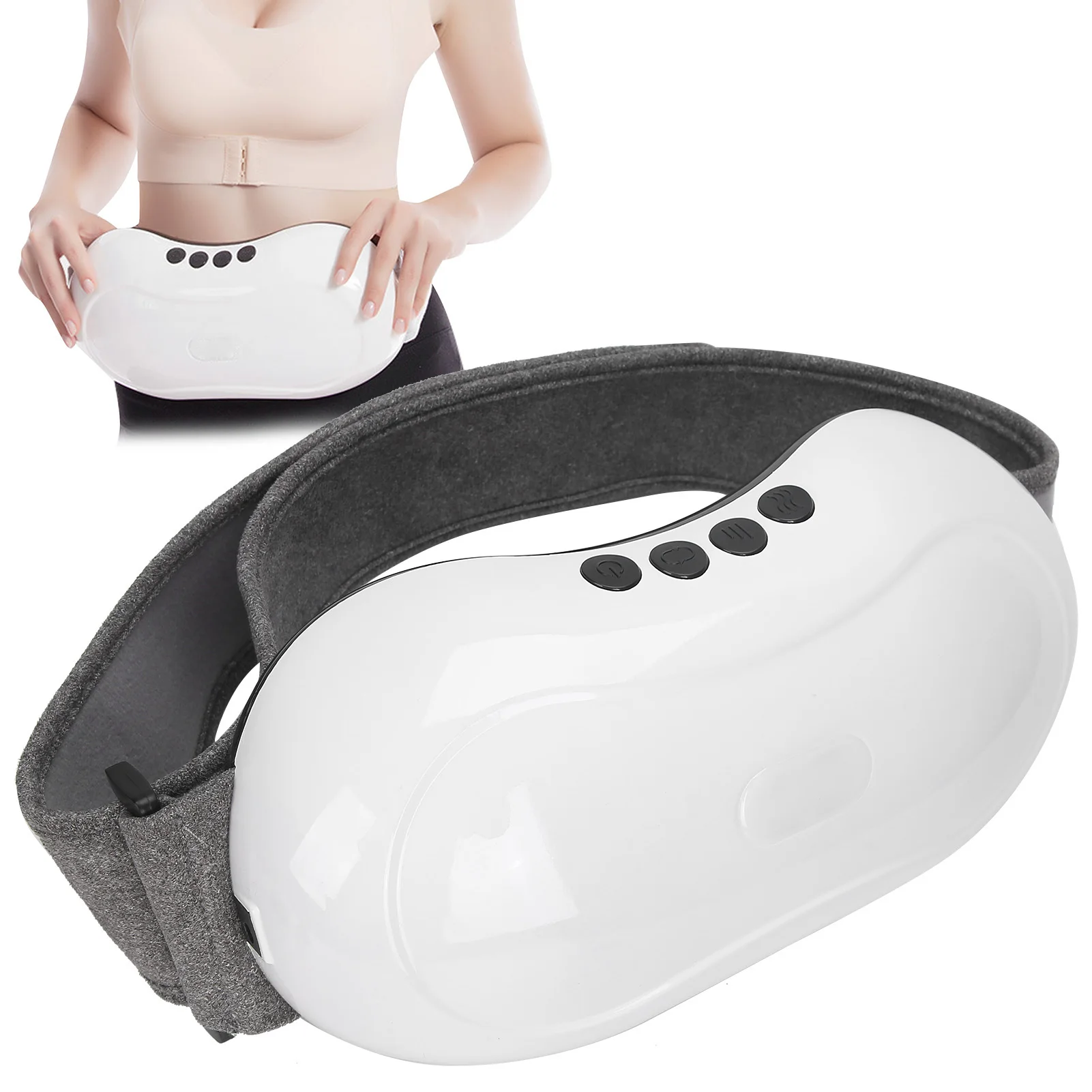 

Беспроводной Электрический массажер для талии, стимулятор живота, пояс для похудения, инфракрасный массажер для снижения веса и жира