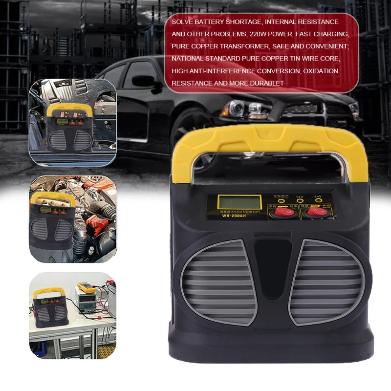 

Portable 12v-24V Intelligent High Power Battery Charger Car Jump Starter L9BC