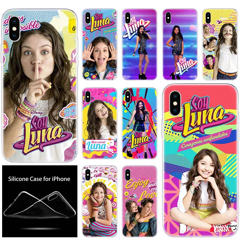 Роскошный мягкий силиконовый чехол для телефона соевая Луна Apple iPhone 11 Pro XS Max X XR 6 6S