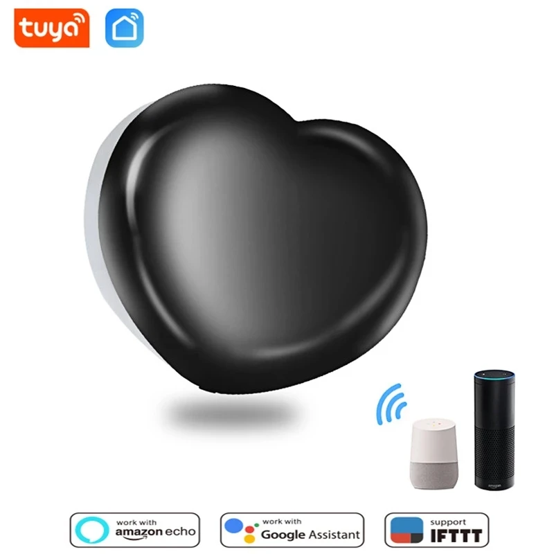 

ИК-пульт ДУ Tuya для умного дома, универсальный инфракрасный пульт дистанционного управления для ТВ, кондиционеров, Wi-Fi, работает с Alexa Google Home