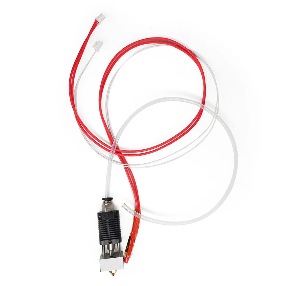 

Metal Hotend Extrusion Head Kit with 0.4mm Nozzle Hotend Print Head Replacement for ET4 3D Printer Parts 1.75mm Consumables