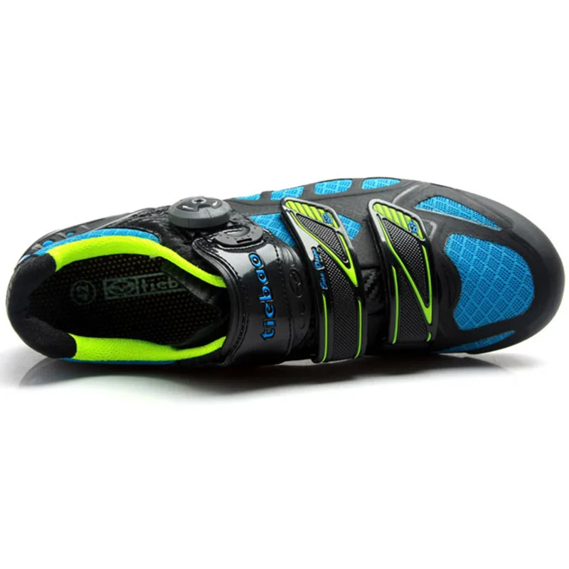 

New TIEBAO Men carbon Cycling Shoes Breathable Self-Locking Mtb Shoes Mountain Bike Shoes Bicycle Racing