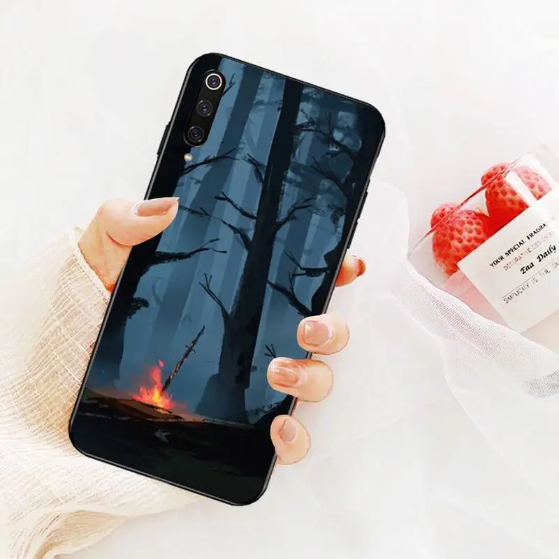 

HPCHCJHM Dark Souls Club Soft Silicone Black Phone Case for Xiaomi Mi9 9SE 8SE Pocophone F1 Mi8 Lite