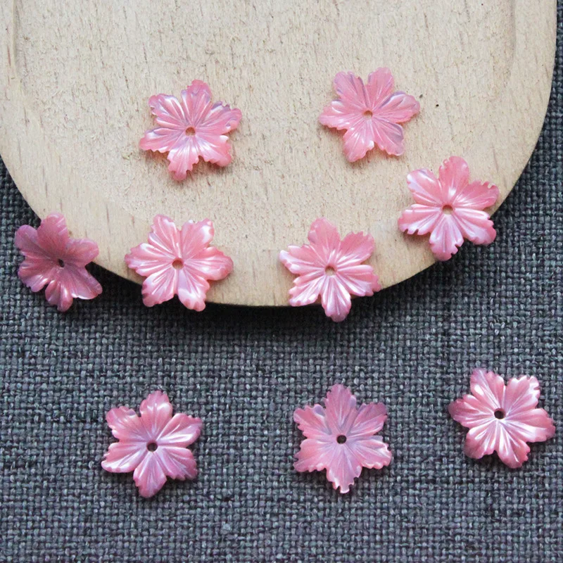 5 звёзд натуральная перламутровая окрашенная Снежинка пятилепестковая звезда