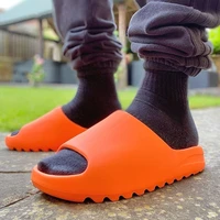 lisapie sildes for women orange summer 2021 new fashion brand slippers thick soled slippers flat slides women designer slippers