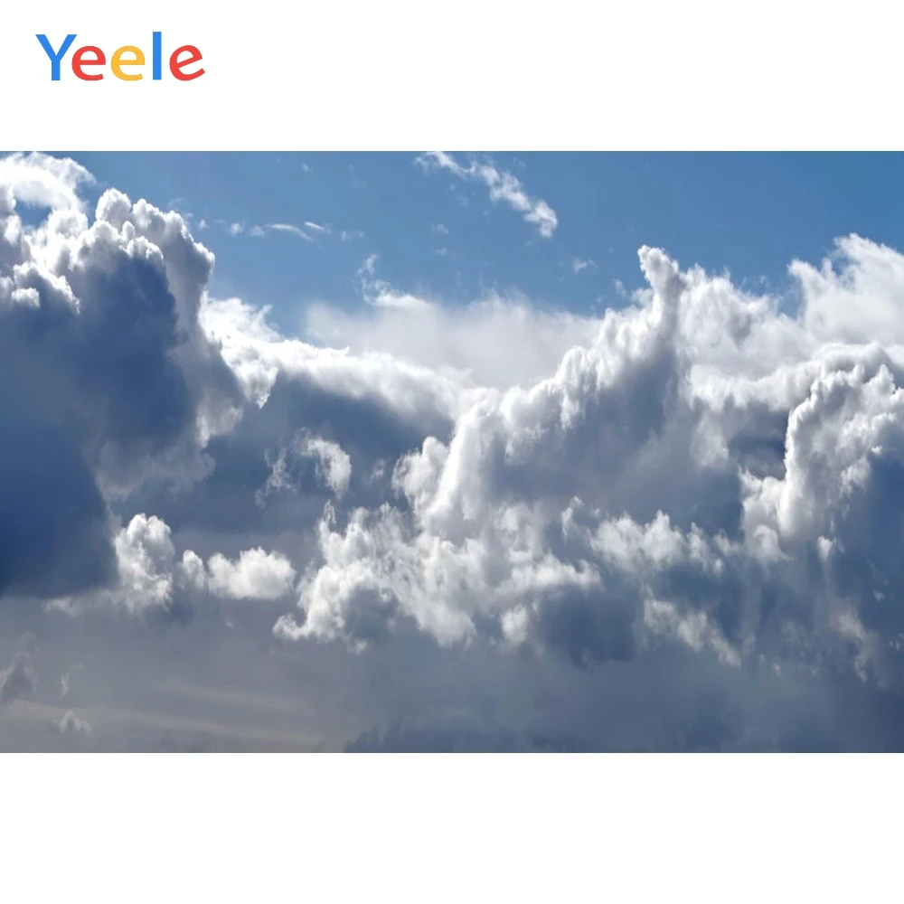 Yeele голубое небо облако фон детский душ детская вечеринка на день рождения