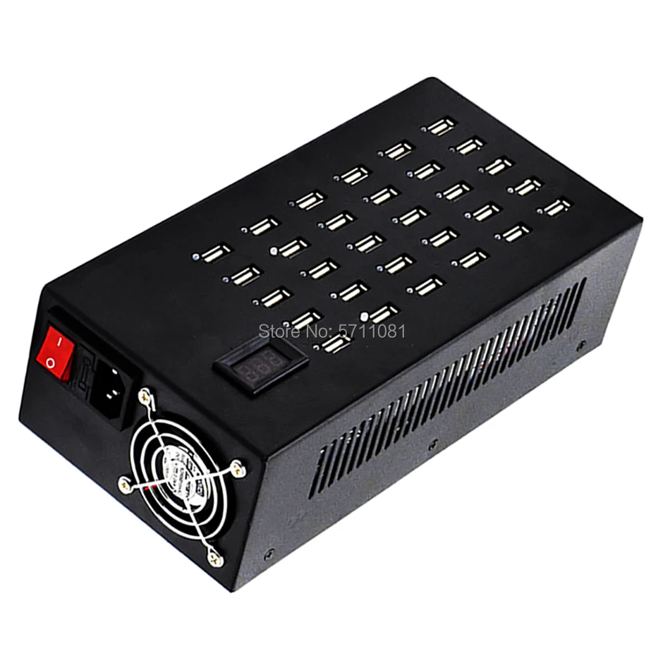 

USB Wall Charger Multi Port 300W 30 Port Universal Power Adapter Charger UK EU Plug