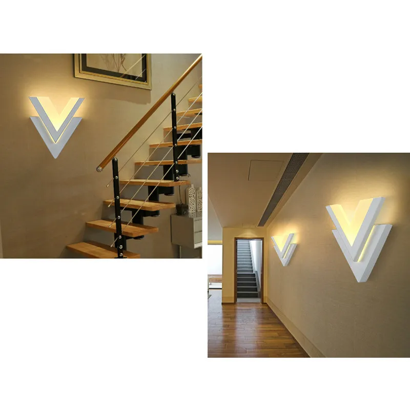 Светодиодный настенный светильник простой светодиодный для коридора лестницы