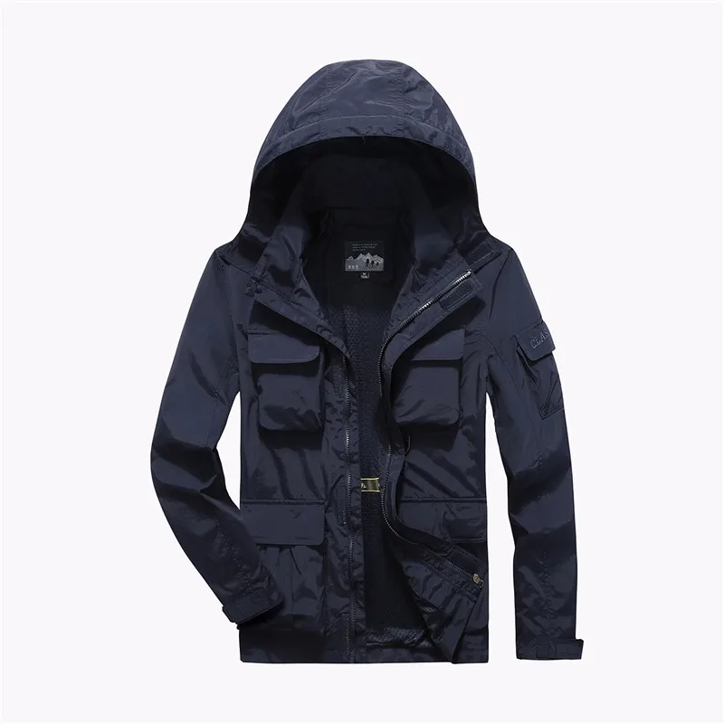 

Куртка мужская демисезонная, с капюшоном, большие размеры 6XL, 7XL