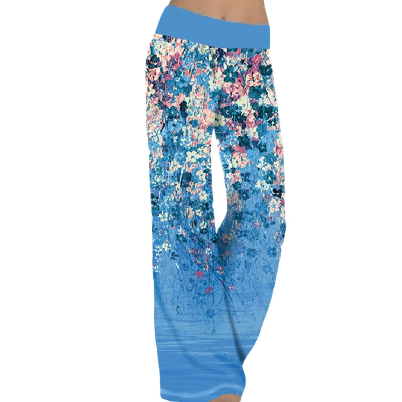 

Women's Home Loose Pants Yoga Tracksuit Sweatpants Wide Leg Lounge Pajamas Pants Comfy Drawstring Workout Joggers