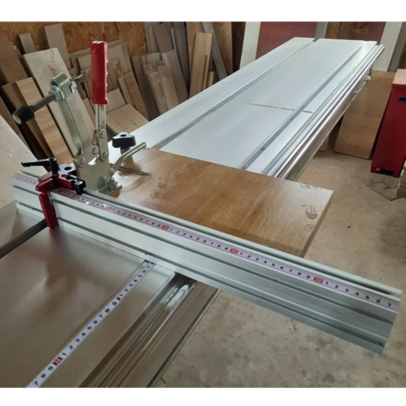 Алюминий 75 мм высота Miter Track T-track стоп раздвижные кронштейны Miter Gauge забор разъем для деревообработки верстак DIY инструмент