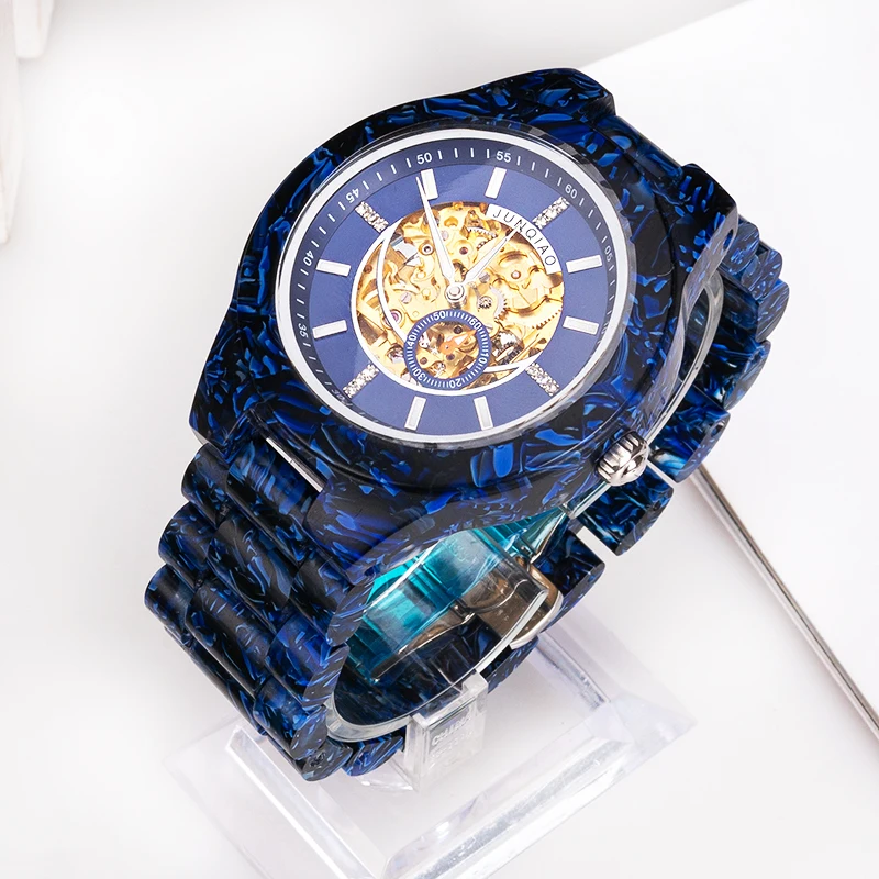 2023 Elegant Wooden Mens Watches Sport Top Brand Luxury Metal Wristwatch Waterproof Date Display relogio masculino PT-01 enlarge