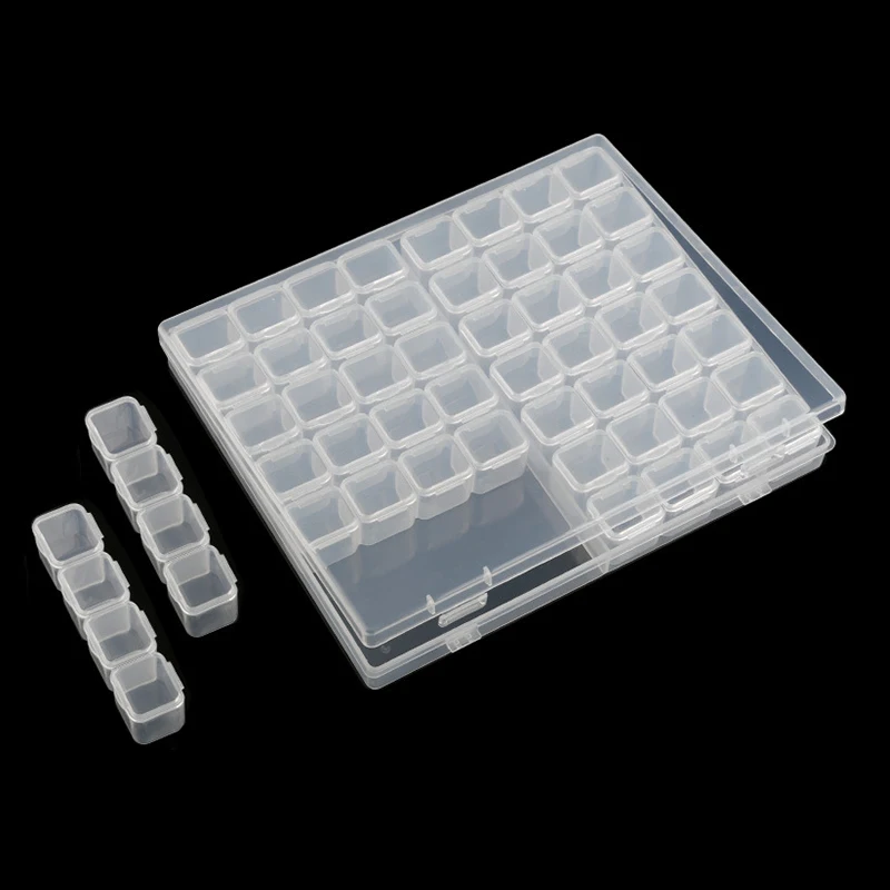 56/28 ячеек пластиковый ящик для хранения наборы алмазной вышивки аксессуары