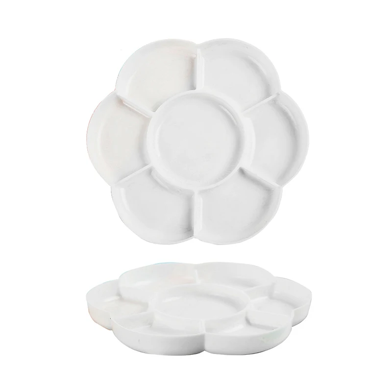 Палитра для рисования цветов сливы поднос искусственная керамика акварели гуаши