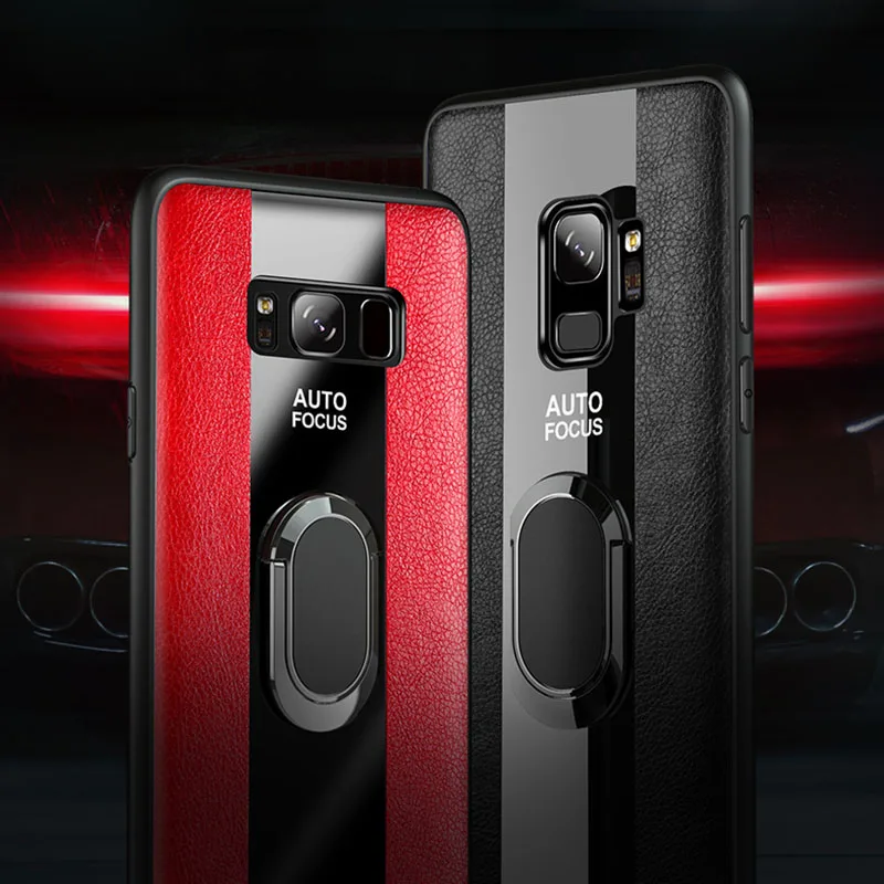 Магнитный чехол с подставкой для Samsung S8 S9 S10 Plus S10e Note 9 iPhone 11 Pro XS Max XR X 10 8 7 6 6S
