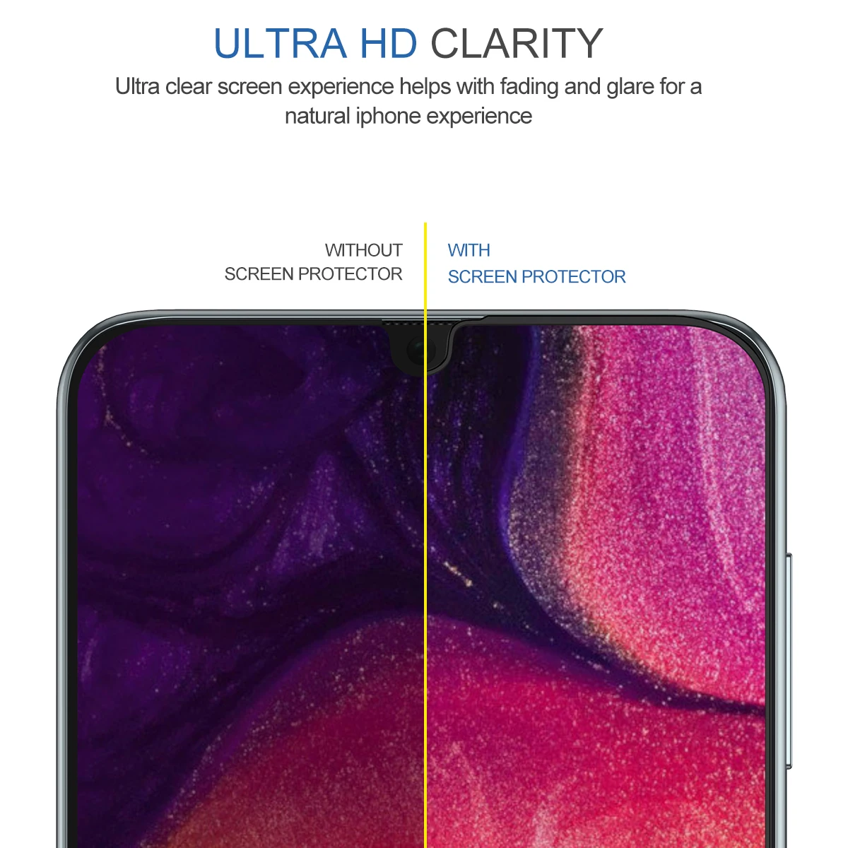 

2pcs 9H Protective tempered glass for Samsung Galaxy A30/A50 screen protector glass on Samsung A30 A50 Film Protective Glass