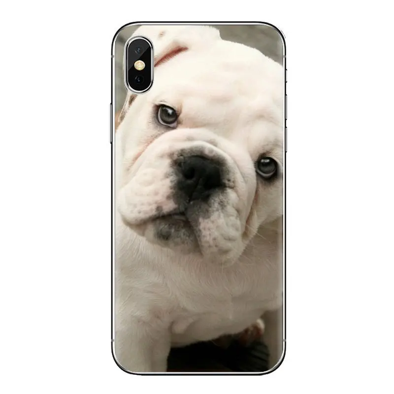 Soft Transparent Shell Covers dog bulldog Cute Art For Xiaomi Redmi 4 3 3S Pro Mi3 Mi4 Mi4i Mi4C Mi5 Mi5S Mi Max Note 2 |