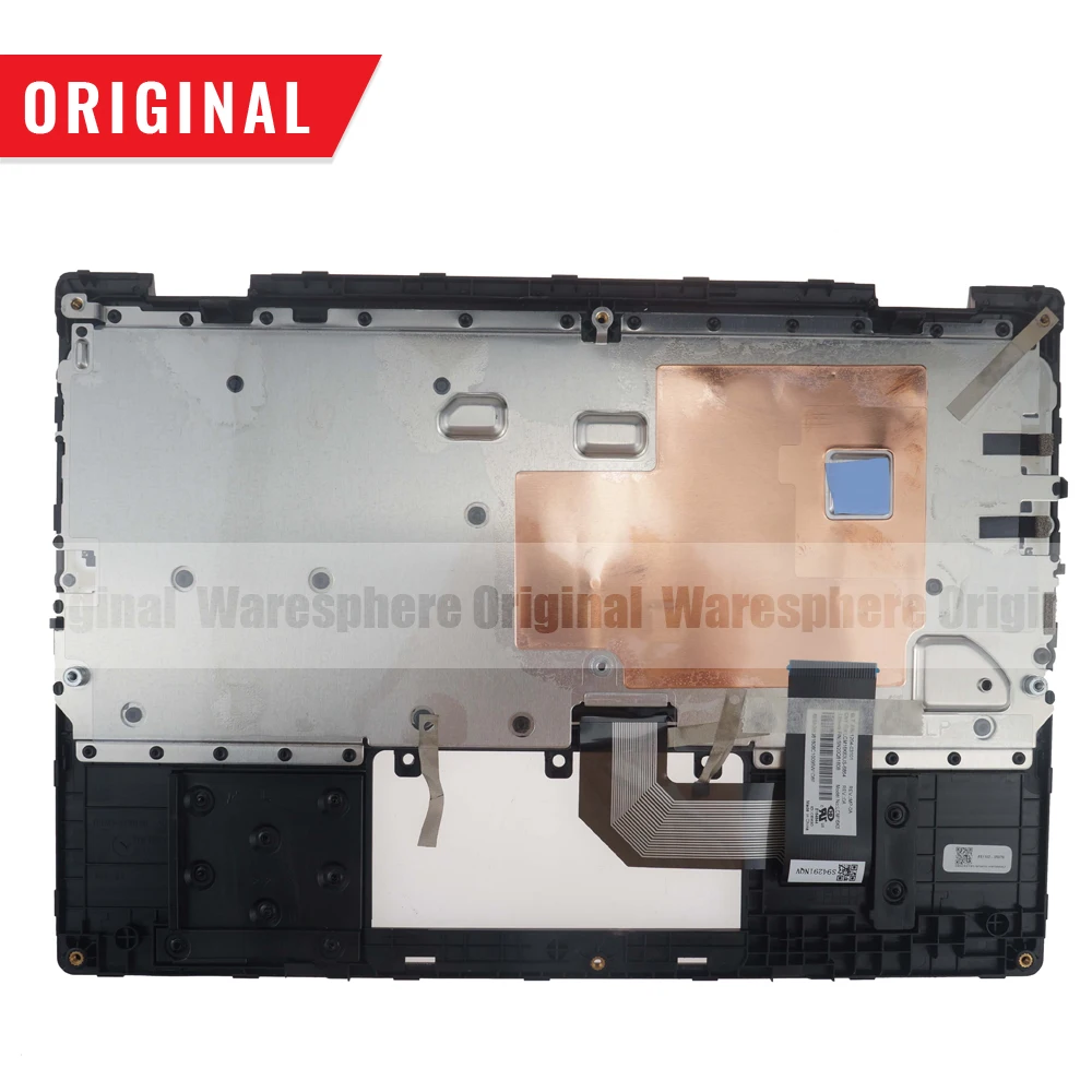 

98% New Original Top Cover Upper Case for Lenovo 300e Chromebook 2nd Gen MTK Palmrest with Keyboard 5CB0T95165 Black US