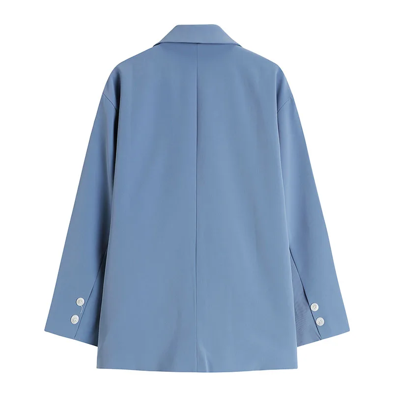 Women's Blazer Coats Loose Streetwear Badge JK Uniform Ladies British Style Casual Jacket Coat Female 2021 Autumn Clothing |