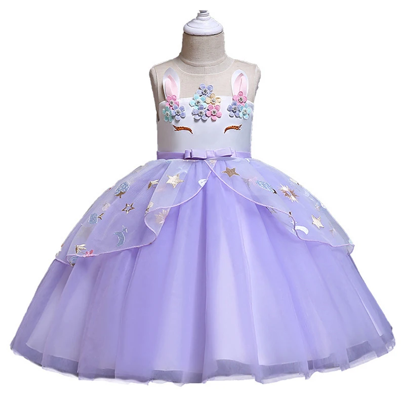 2019 вечерние платья для девочек бальное платье подростков детей маленьких на день