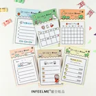 30 листов клейких заметок, записная книжка, сообщения, заметок, размещенный флаг, указано десять раз, список ежедневных и еженедельных заметок, школьные принадлежности, канцелярские принадлежности