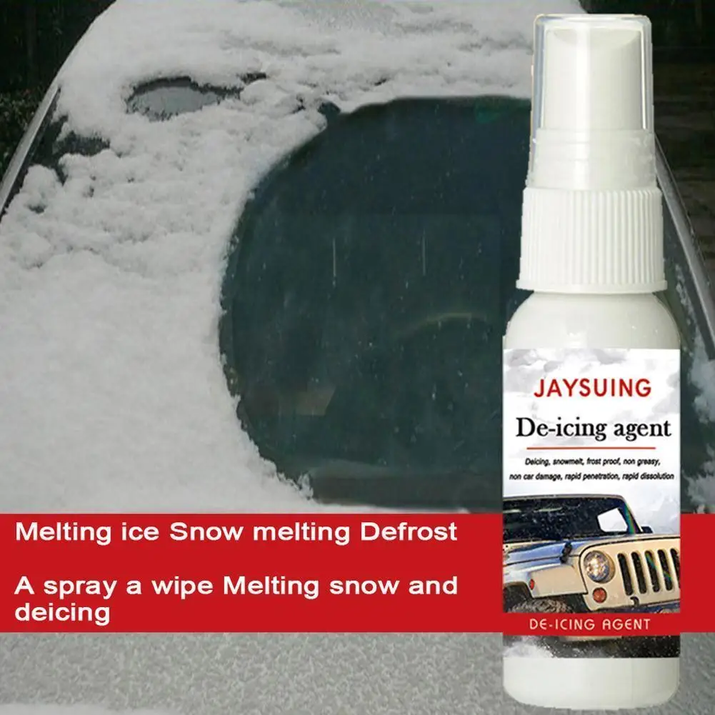 

30/100 мл средство для удаления глазури в автомобиле, спрей для плавления льда, спрей для защиты от мороза T5L2