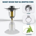 СуеаеНапольный слив, универсальный выдвижной фильтр для раковины, уловитель волос, пробка для ванны, раковина для душа, аксессуары для кухни