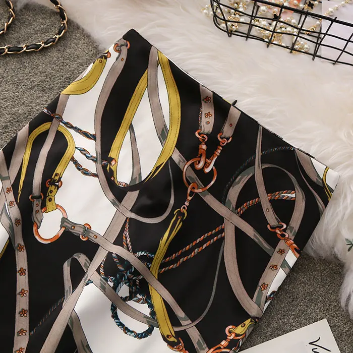 Женские юбки летние с цветочным принтом юбка-карандаш повседневные длиной до