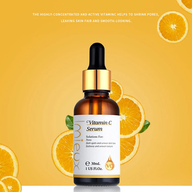 

30ml IMIEUX Vitamin C Facial Skin Care Essence Whiten Moisturizer Face Skin Care Serum Refreshing Anti-aging Face Essencial Oil