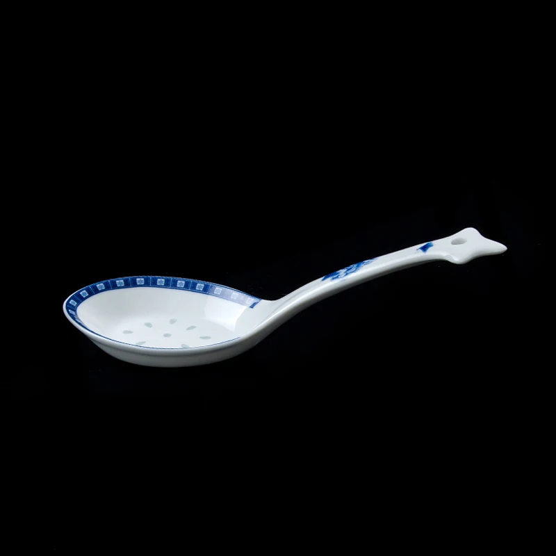 Керамическая Сине белая фарфоровая посуда Jingdezhen домашняя миска для супа и риса