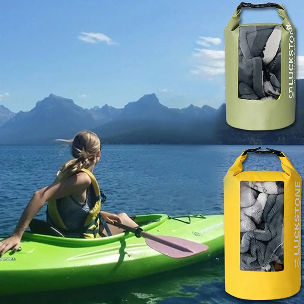 

20L Backpack Waterproof Roll Top Dry Floating Travel Bag With Straps For Outdoor Camping Hiking Drifting Swimming Bags
