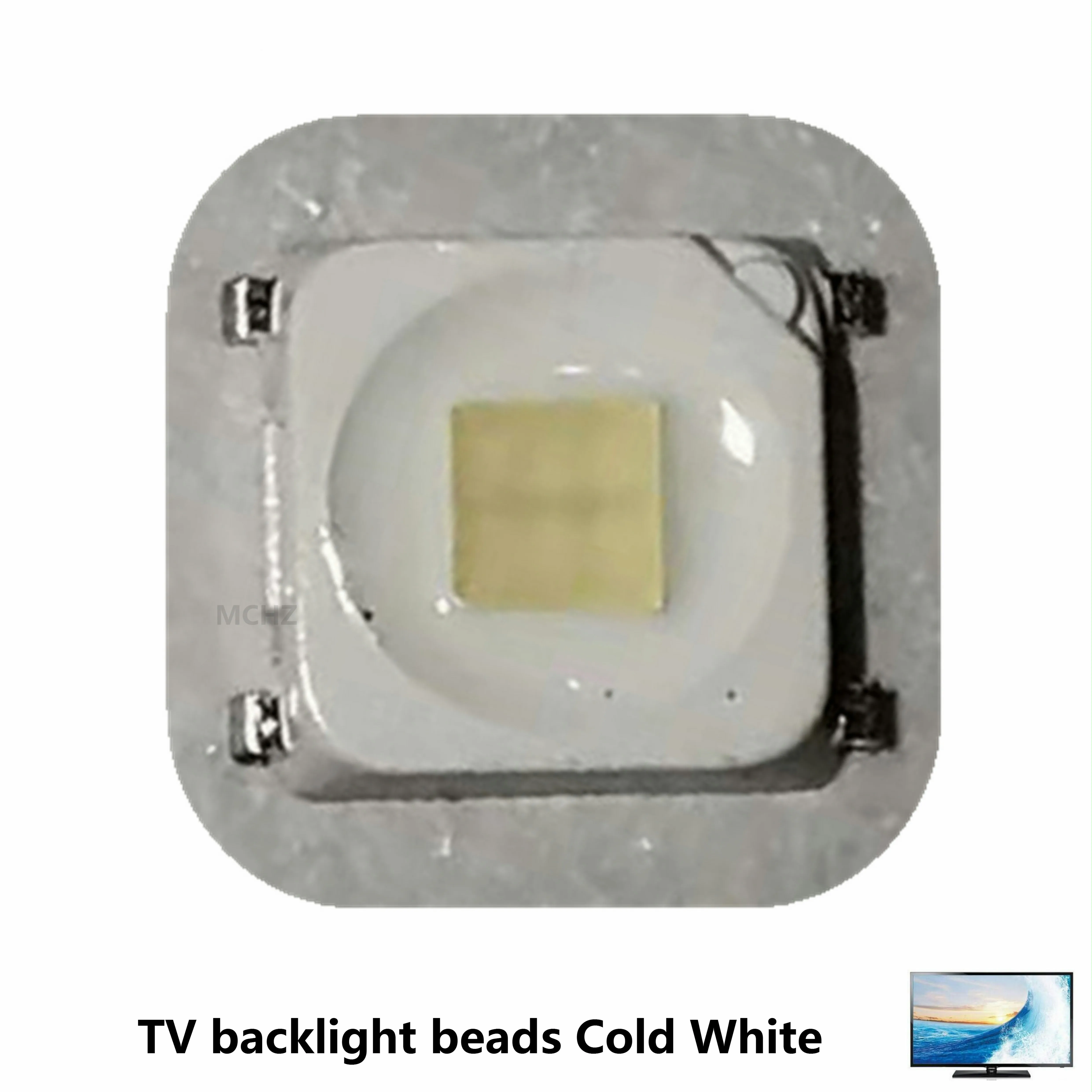 100 шт./лот SMD СВЕТОДИОДНЫЙ 3228 3V Синий 2828 1,5 Вт высокой мощности Мощность для SAMSUNG ТВ Подсветка
