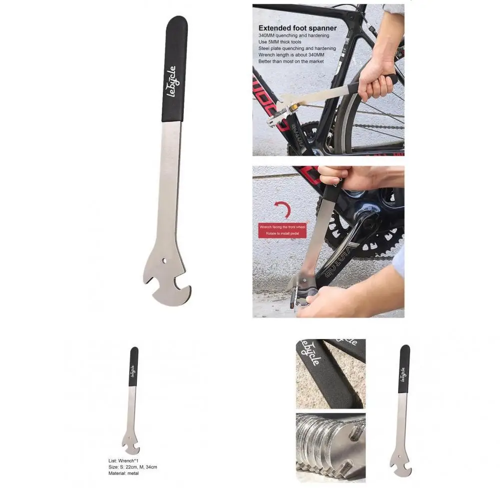 

Spanner Strong Thick Matte Handle Sturdy Cycling Pedal Spanner for Cycling Pedal Spanner Pedal Wrench