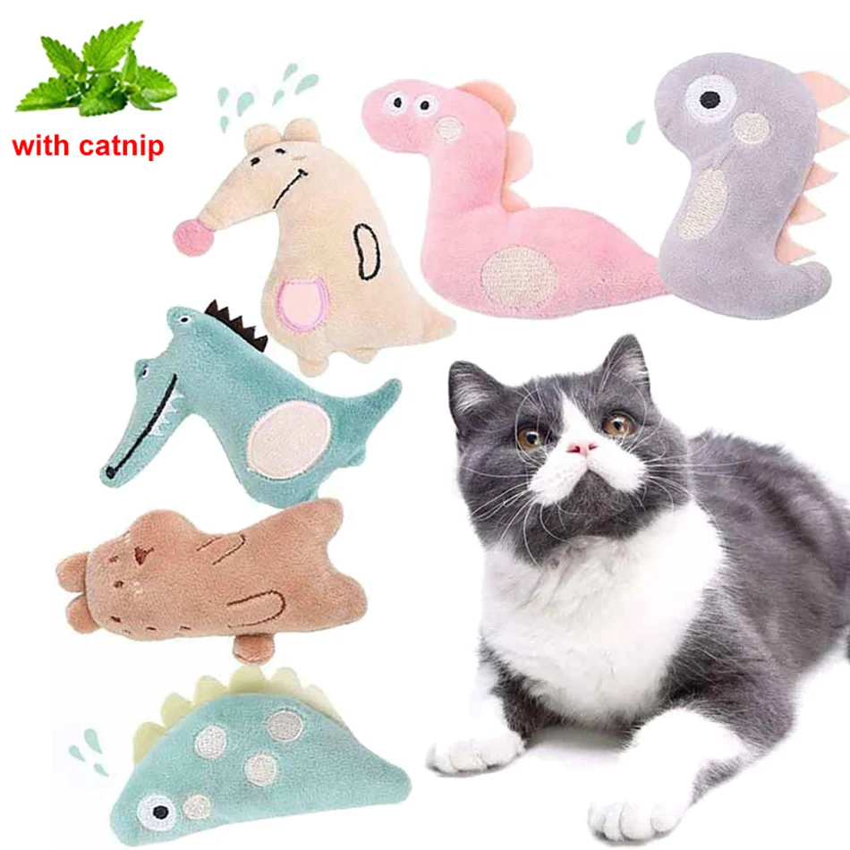 

Funny Catnip Toy Plush Soft Cat Toy Interactive Herb Toy For Cat Kitten Play Tame Mint Cat Nip Toy Cute Animal Accessory