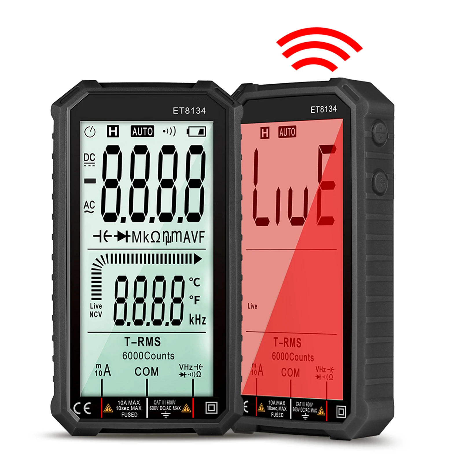 

Профессиональный цифровой мультиметр ET8134 тестер Вольтметр Амперметр индикатор напряжения постоянного и переменного тока HD ЖК-дисплей с фо...