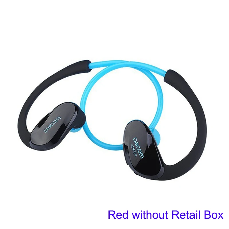 Dacom Athlete Bluetooth гарнитура беспроводные наушники спортивные стерео наушники с HD микрофоном NFC auriculares для iPhone samsung - Цвет: Blue